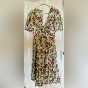 Floral maxi dress, small